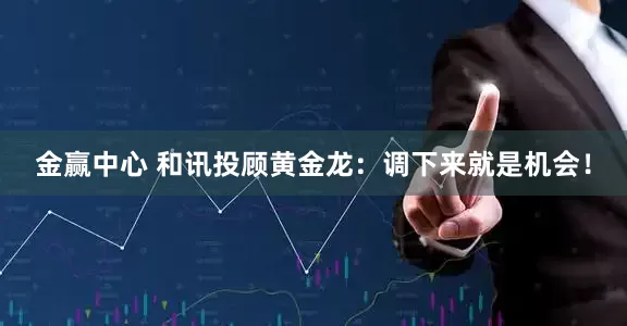 金赢中心 和讯投顾黄金龙：调下来就是机会！