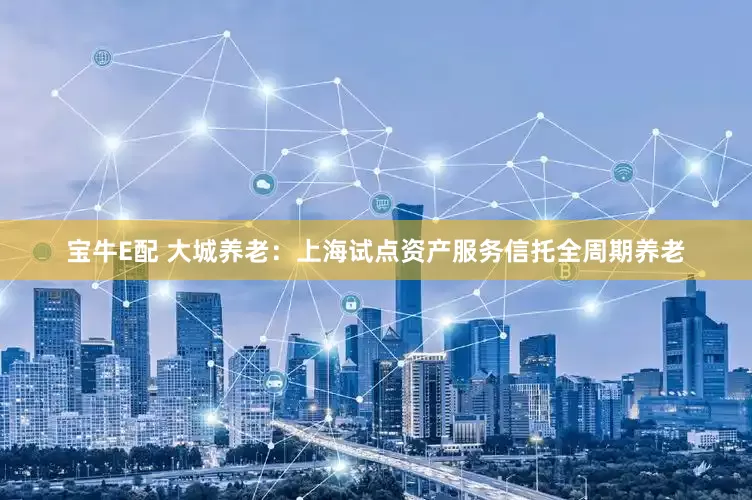 宝牛E配 大城养老：上海试点资产服务信托全周期养老